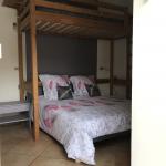 Chambre: accès possible à la piscine couverte et chauffée, spa, sauna