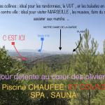 Chambres: accès possible piscine chauffée et couverte, spa, sauna