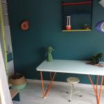 Chambre verte pour étudiante, location longue durée, chez l habitant