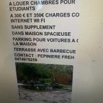 Chambres pour étudiants dans maison spacieuse