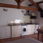 Grand studio en campagne avec piscine au sel