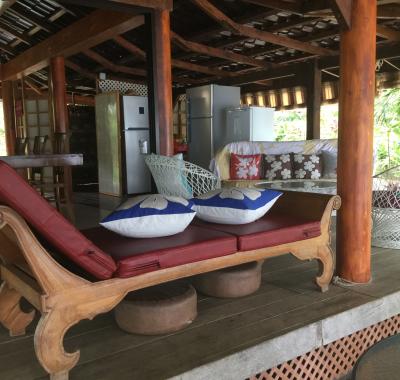 Bungalows bord de mer et plage privative