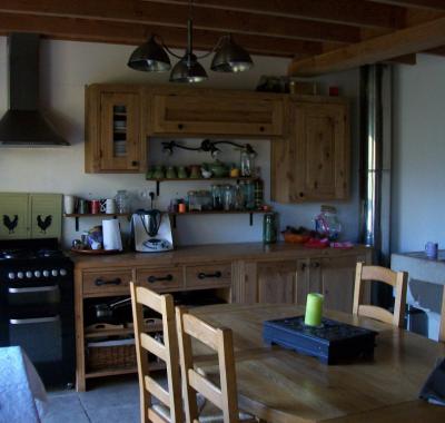 Chambre dans "Chalet écolo" bois/paille auto-construit