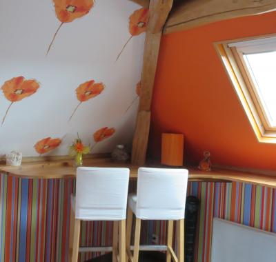 Chambre avec cuisinette privée