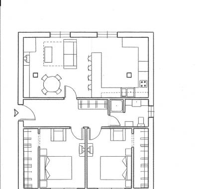 Appartement F3 avec coin jardin proche Paris et Disneyland
