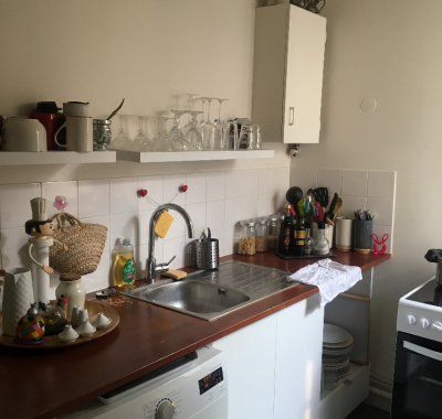 Chambre spacieuse et lumineuse, Paris 20e