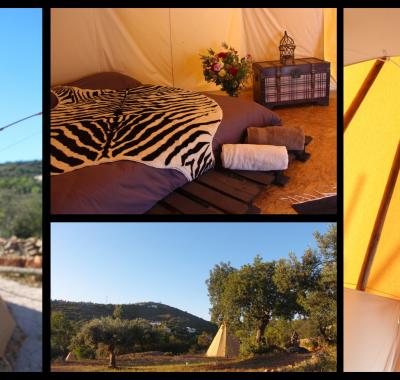 Logement atypique dans un Tipi en Algarve ( Portugal, proche Faro )