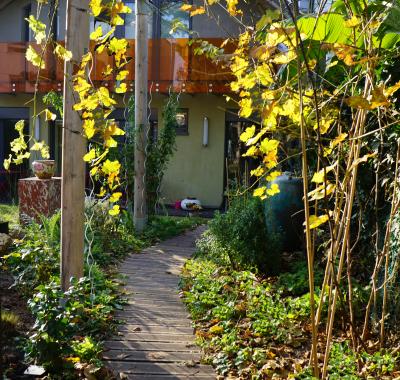 Chambre avec balcon sur jardin