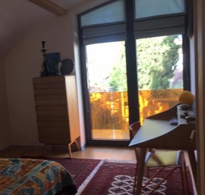 Chambre avec balcon sur jardin