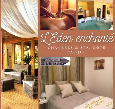 La chambre "SECRETS" N°1/3, pour 1 personne SEPT-JUIN proche Bayonne