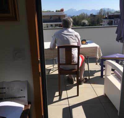 Grand appartement vue lac et montagne