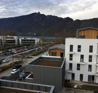 Grand appartement vue lac et montagne