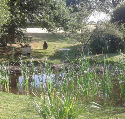 Chambre spacieuse avec vue sur le parc
