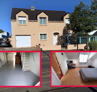 Chambre avec SDB Nantes Nord sur la ligne 2