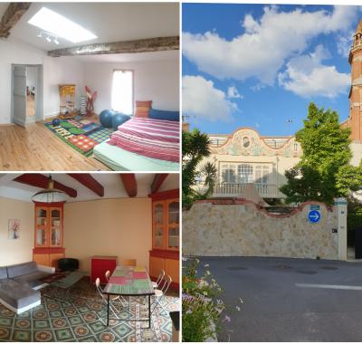 Grande maison d'artiste proche Perpignan (2-12 personnes)