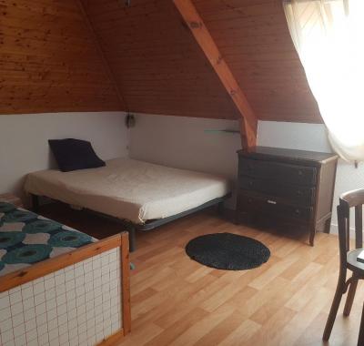 1, 2, occasionnellement 3 chambres chez musicienne