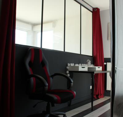 Chambre avec terrasse privée dans un duplex