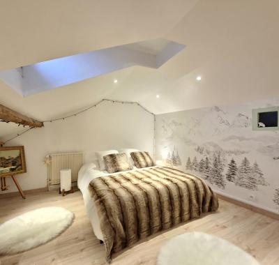 Chambre lit double chez particulier