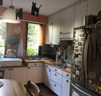 Chambre bleue confortable