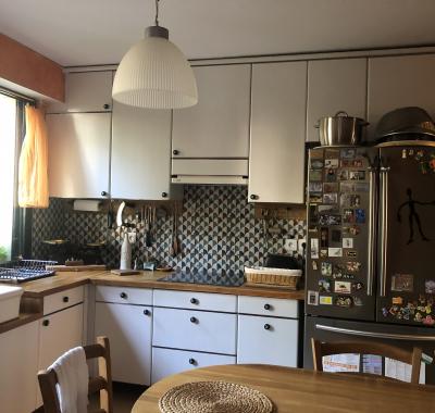 Chambre bleue confortable