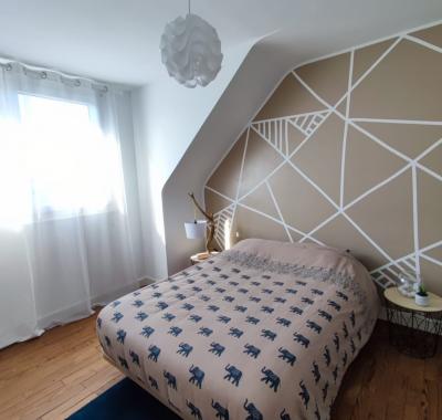 Chambre chaleureuse dans un quartier paisible