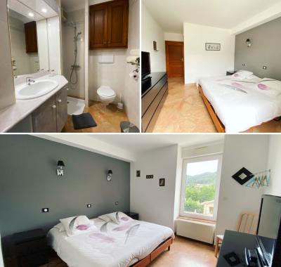 Chambre avec salle de bain dans appartement partagé