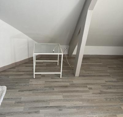 Chambre 30 m2 et une salle de bain et toilette sur le même palier