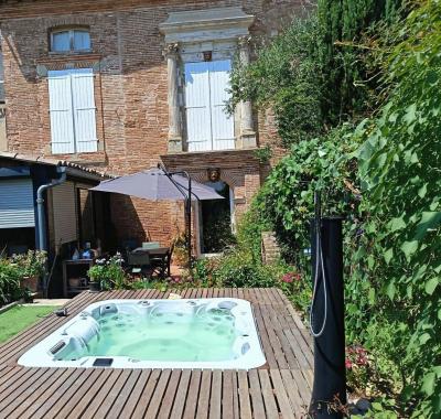 Chambre centre ville vue jardin