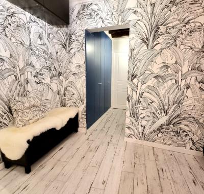 Chambre meublée chaleureuse et apaisante