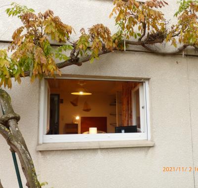 Chambre meublée 1pl chez l'habitant, rez de jardin