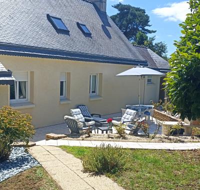 Gîte classé 3* tout inclus 8 pers  terre/mer 4 lits 3 chb S E / SDB