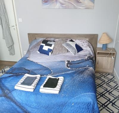 Chambre "Oasis Bleue" Calme Absolu, bien équipée