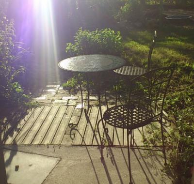 STUDIO cuisine séparée calme jardin internet meublé