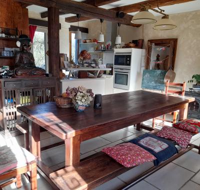 Chambre, bureau et SDB privative