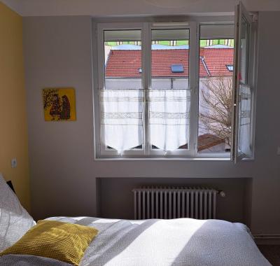 Chambre dans maison jardin centre ville