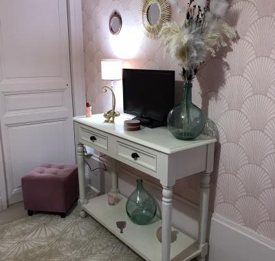 Chambre avec salle de bain privatisée