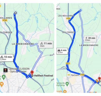 Emplacements de Tente près du Hellfest