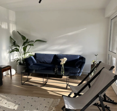 Logement entier (2 chambres) vue Seine, au pied des J.O