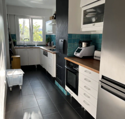 Logement entier (2 chambres) vue Seine, au pied des J.O