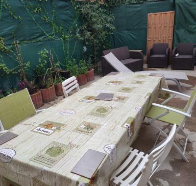 Appartement familial avec cours