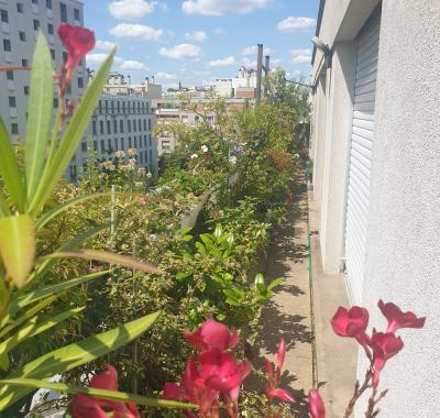 Chambre claire et confortable