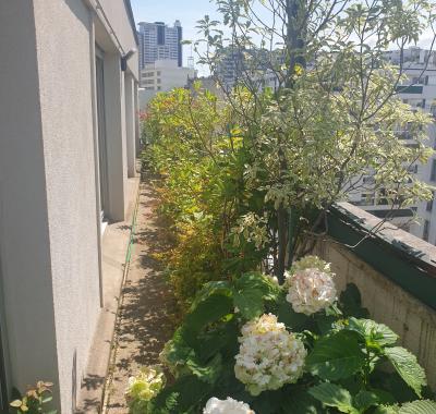 Chambre claire et confortable