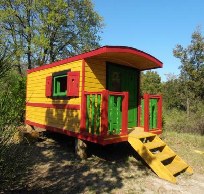 Roulotte chambre en tricastin