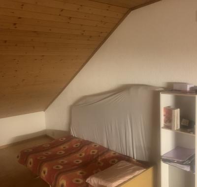 Un lit dans le salon