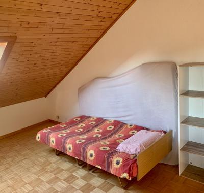 Un lit dans le salon