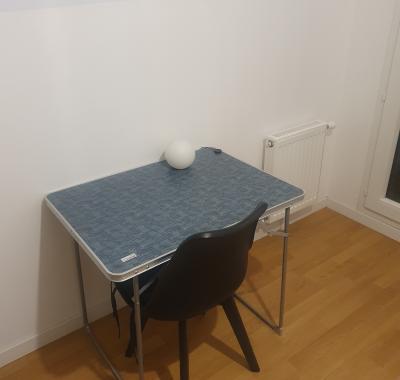 Chambre 9m2 dans un appartement avec terrasse jardin