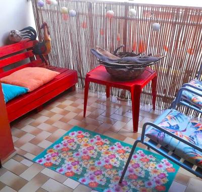 Meublé à louer au bord de la mer