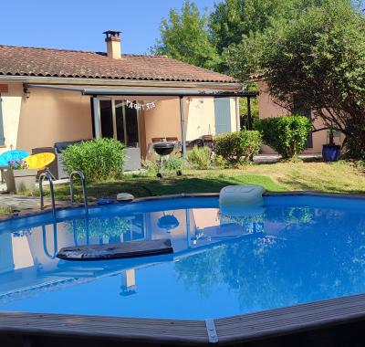 Chambres double à louer, calme, villa avec jardin arboré et piscine