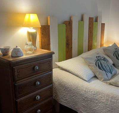 Chambre dans maison avec piscine