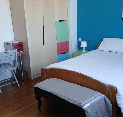 Chambre Bleue chez l'habitant "Le Chat Bleu"